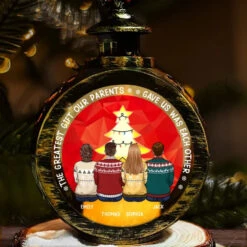 Family Is The Gift That Lasts Forever - Family Personalized Custom Candlelight Lantern Ornament - Christmas Gift For Family Members