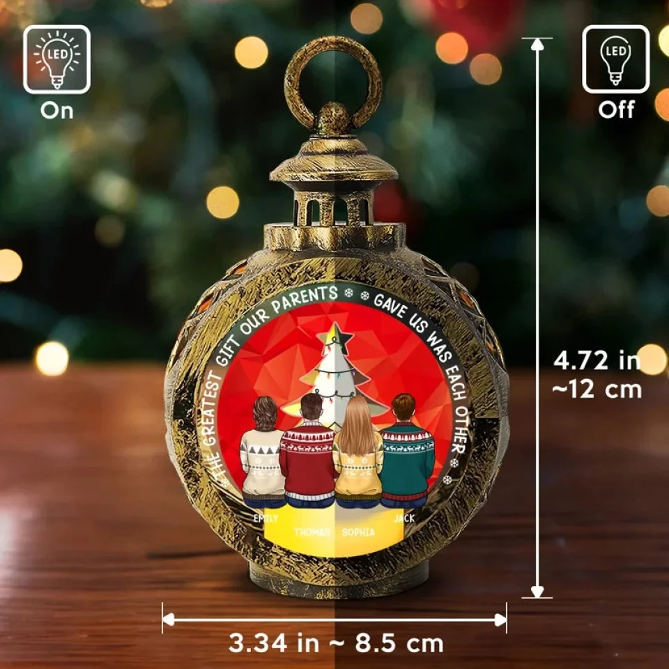 Family Is The Gift That Lasts Forever - Family Personalized Custom Candlelight Lantern Ornament - Christmas Gift For Family Members 5 Family Is The Gift That Lasts Forever - Family Personalized Custom Candlelight Lantern Ornament - Christmas Gift For Family Members - Image 5