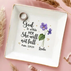 Friendship Is A Flower That Bloom In All Seasons - Bestie Personalized Custom Jewelry Dish - Gift For Best Friends, BFF, Sisters -Pawfect House Store 67060ed1ee931