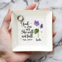 Friendship Is A Flower That Bloom In All Seasons - Bestie Personalized Custom Jewelry Dish - Gift For Best Friends, BFF, Sisters -Pawfect House Store 67060ed94ae1b