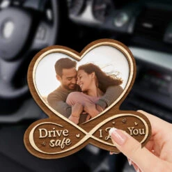 Custom Photo Drive Safe, I Love You - Couple Personalized Custom Car Visor Clip - Christmas Gift For Husband Wife, Anniversary 6 Custom Photo Drive Safe, I Love You - Couple Personalized Custom Car Visor Clip - Christmas Gift For Husband Wife, Anniversary -Pawfect House Store 67062350b3dc2