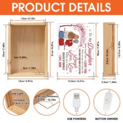 I Wish You Joy And Peace - Family Personalized Custom Frame Light Box - Gift For Mom, Daughter 11 I Wish You Joy And Peace - Family Personalized Custom Frame Light Box - Gift For Mom, Daughter -Pawfect House Store 6706339412241