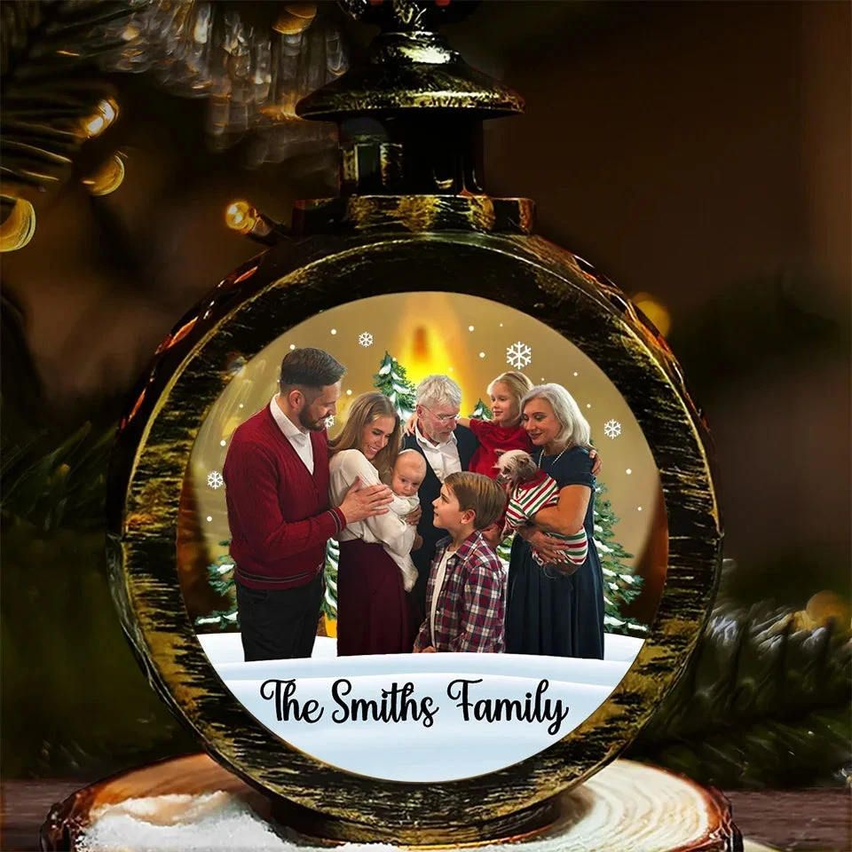 Custom Photo Home Is Where Our Story Begins - Family Personalized Custom Candlelight Lantern Ornament - Christmas Gift For Family Members 1 Custom Photo Home Is Where Our Story Begins - Family Personalized Custom Candlelight Lantern Ornament - Christmas Gift For Family Members