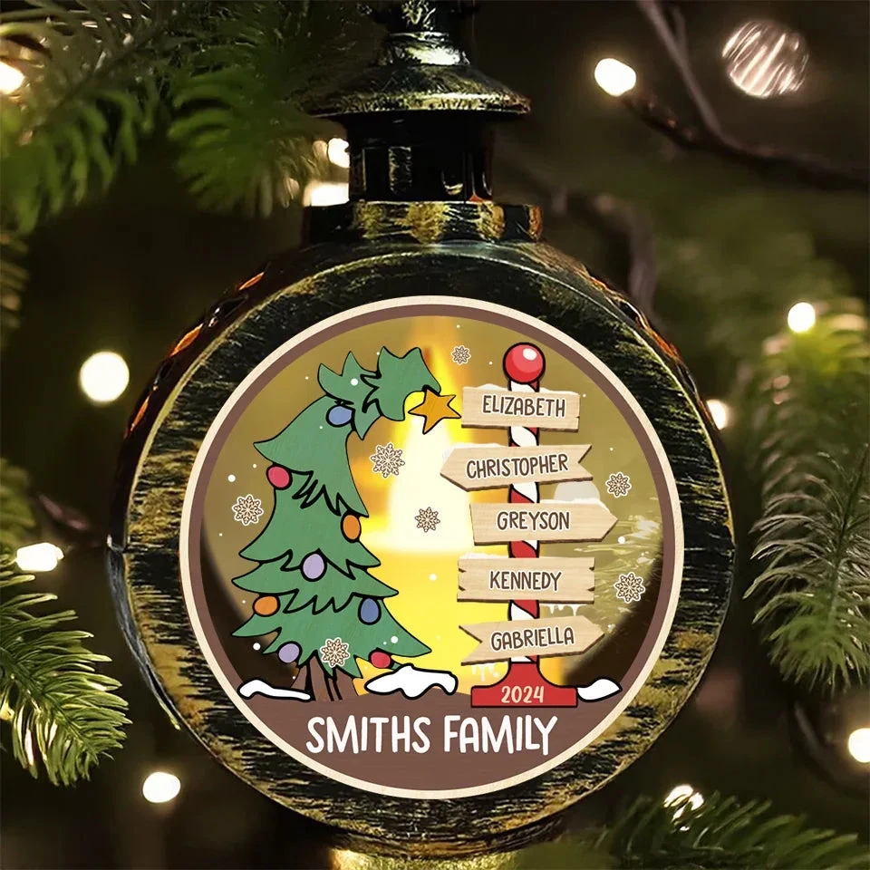 Family Is Where Life Begins And Love Never Ends - Family Personalized Custom Candlelight Lantern Ornament - Christmas Gift For Family Members 4 Family Is Where Life Begins And Love Never Ends - Family Personalized Custom Candlelight Lantern Ornament - Christmas Gift For Family Members - Image 4