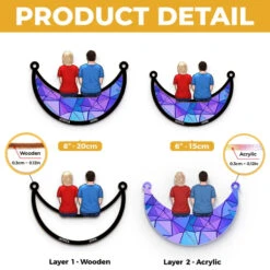 Friends Are The Siblings God Never Gave Us - Family Personalized Window Hanging Suncatcher Ornament - Christmas Gift For Family Members, Best Friends, BFF, Sisters -Pawfect House Store 67075924c6a27