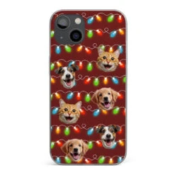 Custom Photo Pet’s Love Is Unconditional And Pure - Dog & Cat Personalized Custom Clear Phone Case - Christmas Gift For Pet Owners, Pet Lovers