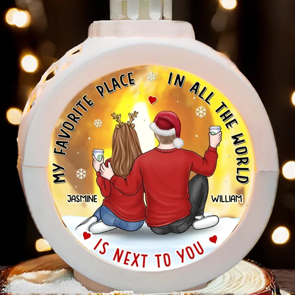 We Are Writing Our Love Story - Couple Personalized Custom Candlelight Lantern Ornament - Christmas Gift For Husband Wife, Anniversary 3 We Are Writing Our Love Story - Couple Personalized Custom Candlelight Lantern Ornament - Christmas Gift For Husband Wife, Anniversary - Image 3