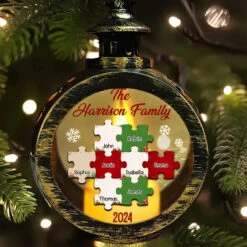 Lighting Up The Holiday Season - Family Personalized Custom Candlelight Lantern Ornament - Christmas Gift For Family Members 10 Lighting Up The Holiday Season - Family Personalized Custom Candlelight Lantern Ornament - Christmas Gift For Family Members -Pawfect House Store 670898cc330e7