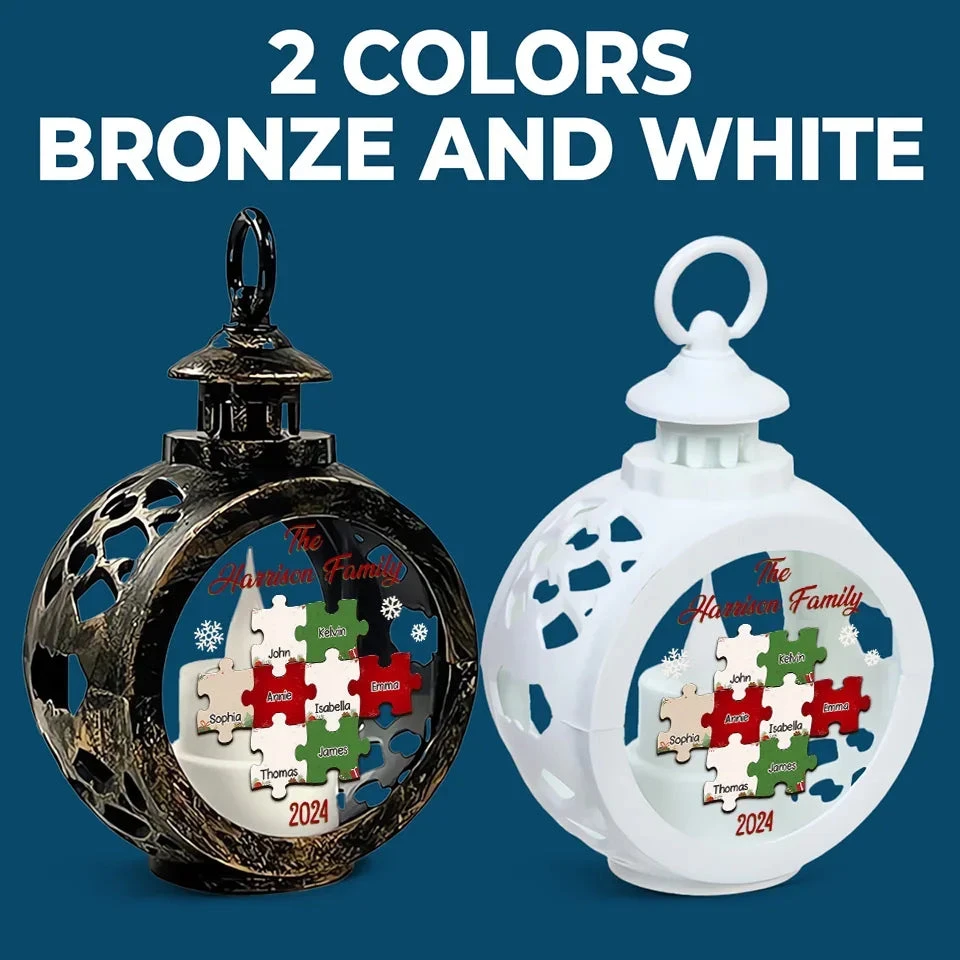 Lighting Up The Holiday Season - Family Personalized Custom Candlelight Lantern Ornament - Christmas Gift For Family Members 6 Lighting Up The Holiday Season - Family Personalized Custom Candlelight Lantern Ornament - Christmas Gift For Family Members - Image 6
