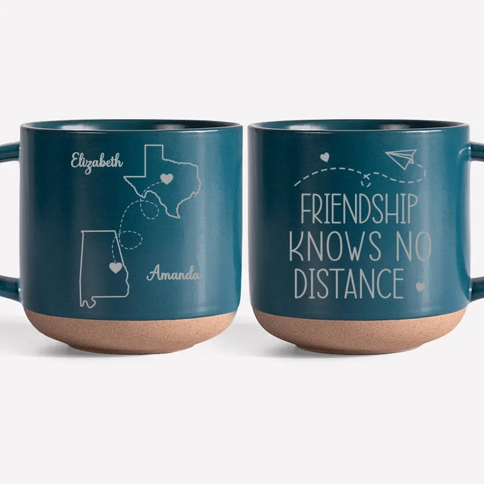 A Special Mug For Special Moments With Your BFF - Bestie Personalized Custom Pottery Mug - Gift For Best Friends, BFF, Sisters 2 A Special Mug For Special Moments With Your BFF - Bestie Personalized Custom Pottery Mug - Gift For Best Friends, BFF, Sisters - Image 2
