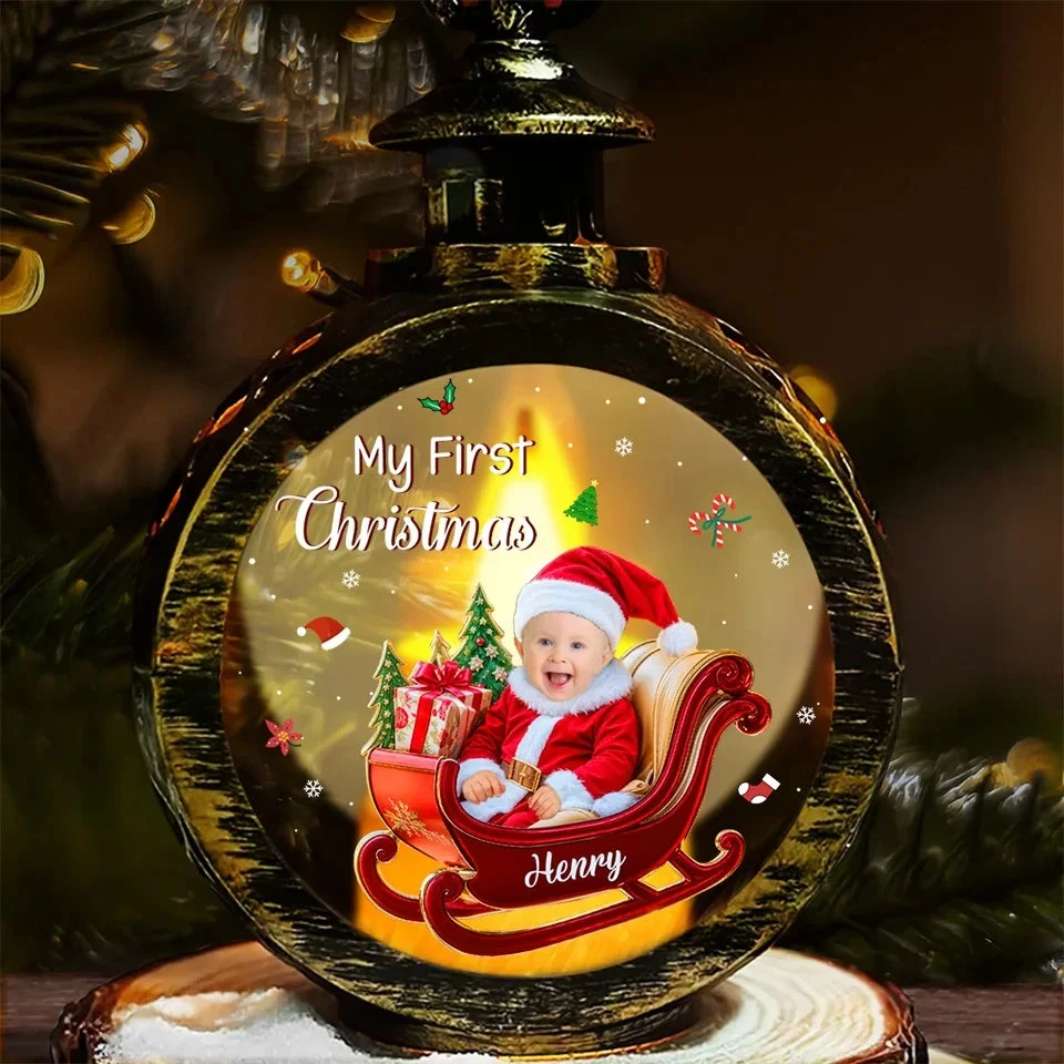 Custom Photo Tiny Hands, Big Christmas Magic - Family Personalized Custom Candlelight Lantern Ornament - Christmas Gift For Baby Kids, Newborn Baby, First Christmas 1 Custom Photo Tiny Hands, Big Christmas Magic - Family Personalized Custom Candlelight Lantern Ornament - Christmas Gift For Baby Kids, Newborn Baby, First Christmas