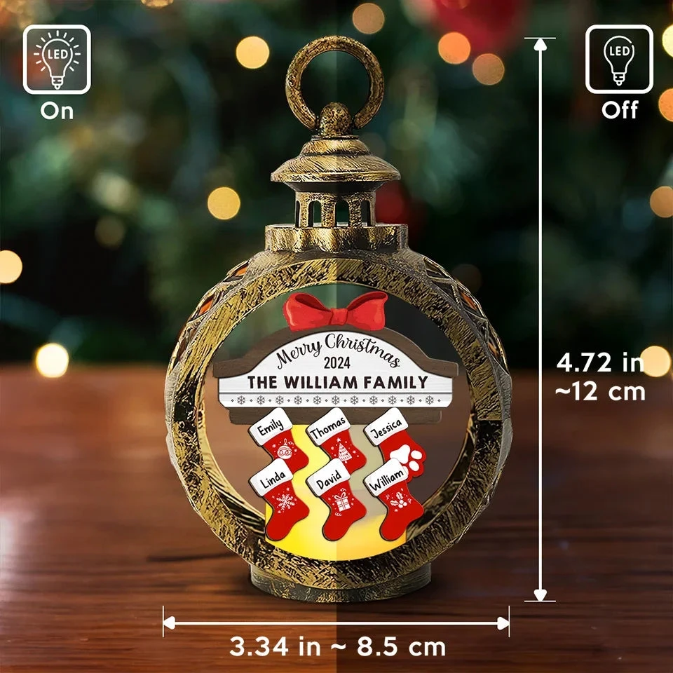 Have Yourself A Merry Little Christmas - Family Personalized Custom Candlelight Lantern Ornament - Christmas Gift For Family Members 5 Have Yourself A Merry Little Christmas - Family Personalized Custom Candlelight Lantern Ornament - Christmas Gift For Family Members - Image 5