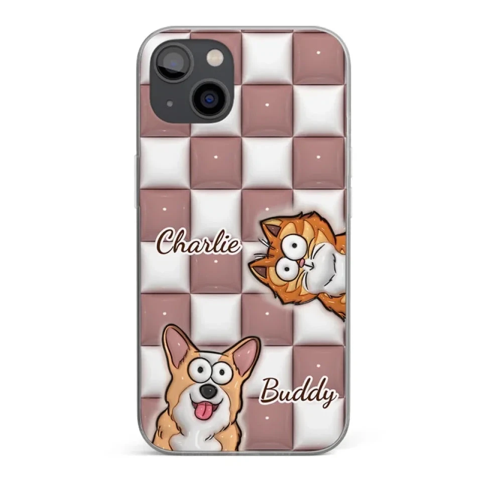 Embracing The Purrfection Of Life - Dog & Cat Personalized Custom 3D Inflated Effect Printed Clear Phone Case - Gift For Pet Owners, Pet Lovers 1 Embracing The Purrfection Of Life - Dog & Cat Personalized Custom 3D Inflated Effect Printed Clear Phone Case - Gift For Pet Owners, Pet Lovers