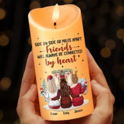 Friends Will Always Be Connected By Heart - Bestie Personalized Custom LED Candle - Christmas Gift For Best Friends, BFF, Sisters 6 Friends Will Always Be Connected By Heart - Bestie Personalized Custom LED Candle - Christmas Gift For Best Friends, BFF, Sisters -Pawfect House Store 670e13316c469