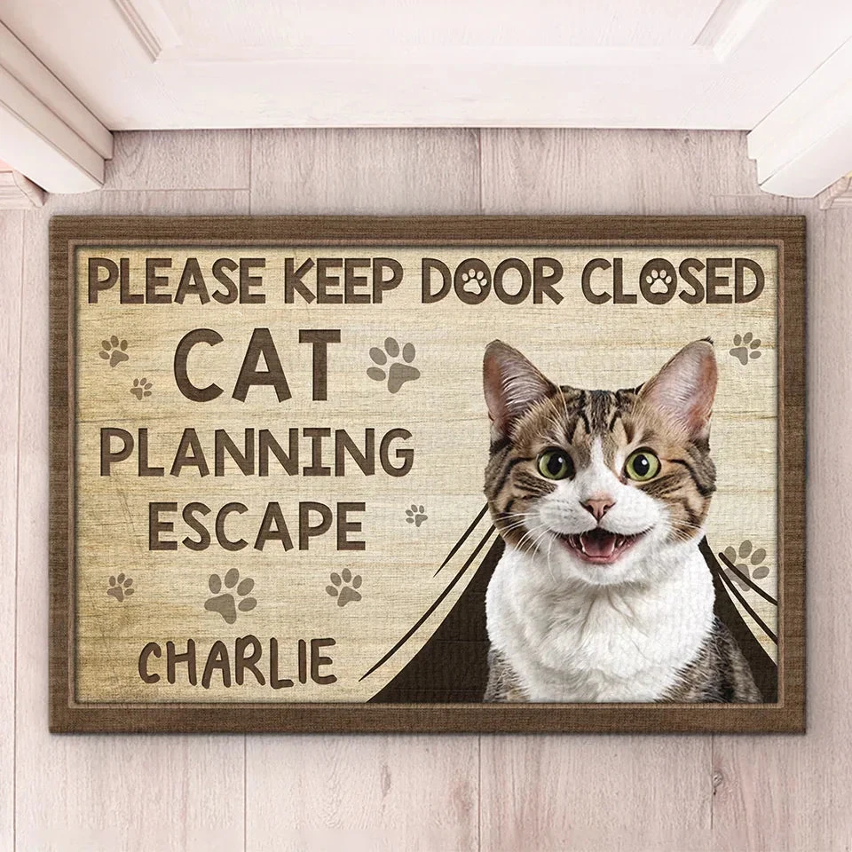 Custom Photo Life Is Full Of Little Joys With Cats Around - Cat Personalized Custom Home Decor Decorative Mat - Gift For Pet Owners, Pet Lovers 1 Custom Photo Life Is Full Of Little Joys With Cats Around - Cat Personalized Custom Home Decor Decorative Mat - Gift For Pet Owners, Pet Lovers