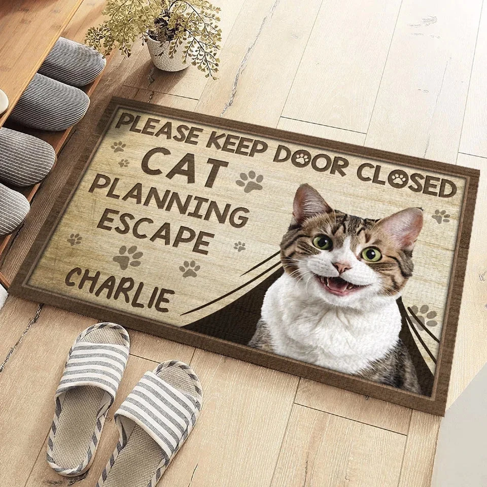 Custom Photo Life Is Full Of Little Joys With Cats Around - Cat Personalized Custom Home Decor Decorative Mat - Gift For Pet Owners, Pet Lovers 3 Custom Photo Life Is Full Of Little Joys With Cats Around - Cat Personalized Custom Home Decor Decorative Mat - Gift For Pet Owners, Pet Lovers - Image 3