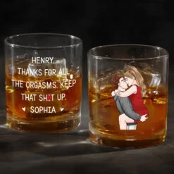 You’re My Priority - Couple Personalized Custom Whiskey Glass - Gift For Husband Wife, Anniversary