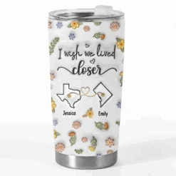 Distance Makes The Friendship Stronger - Bestie Personalized Custom 3D Inflated Effect Printed 40 Oz Stainless Steel Tumbler With Handle - Gift For Best Friends, BFF, Sisters 9 Distance Makes The Friendship Stronger - Bestie Personalized Custom 3D Inflated Effect Printed 40 Oz Stainless Steel Tumbler With Handle - Gift For Best Friends, BFF, Sisters -Pawfect House Store 6710c46643849