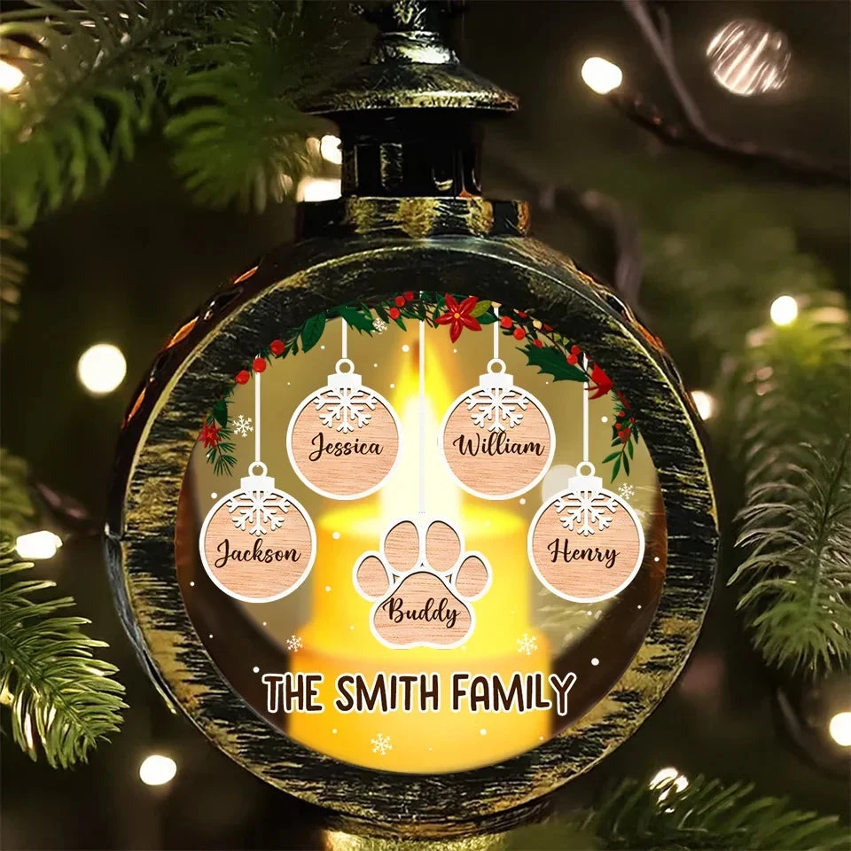 May You Experience A Magical Christmas - Family Personalized Custom Candlelight Lantern Ornament - Christmas Gift For Family Members 4 May You Experience A Magical Christmas - Family Personalized Custom Candlelight Lantern Ornament - Christmas Gift For Family Members - Image 4