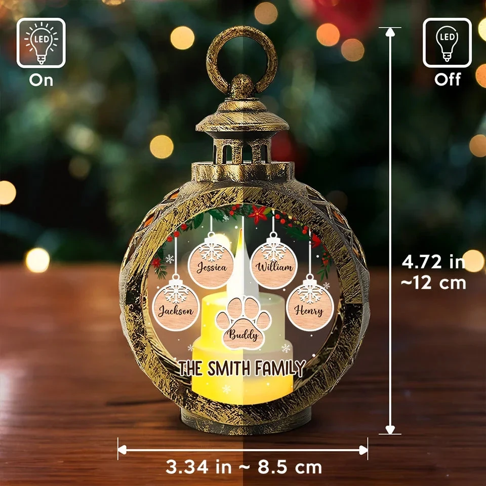 May You Experience A Magical Christmas - Family Personalized Custom Candlelight Lantern Ornament - Christmas Gift For Family Members 5 May You Experience A Magical Christmas - Family Personalized Custom Candlelight Lantern Ornament - Christmas Gift For Family Members - Image 5
