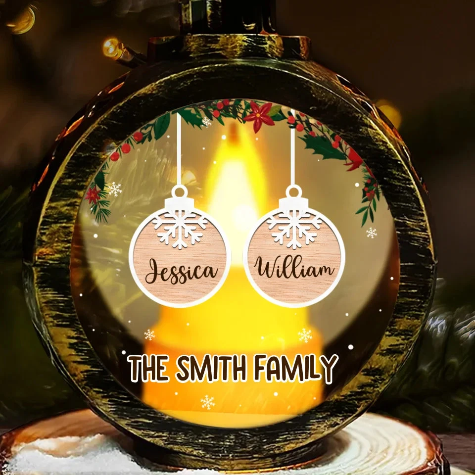 May You Experience A Magical Christmas - Family Personalized Custom Candlelight Lantern Ornament - Christmas Gift For Family Members 2 May You Experience A Magical Christmas - Family Personalized Custom Candlelight Lantern Ornament - Christmas Gift For Family Members - Image 2