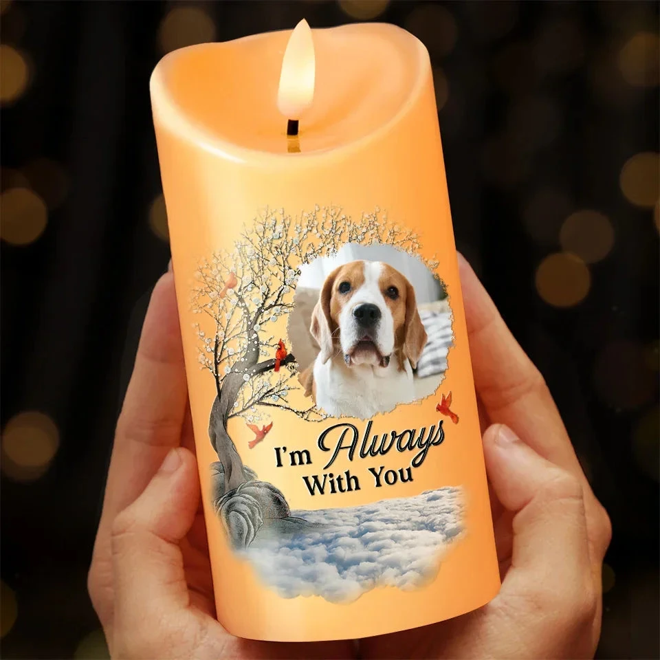Custom Photo A Companion Is Gone, But The Memory Lives On - Memorial Personalized Custom LED Candle - Christmas Gift, Sympathy Gift For Pet Owners, Pet Lovers 3 Custom Photo A Companion Is Gone, But The Memory Lives On - Memorial Personalized Custom LED Candle - Christmas Gift, Sympathy Gift For Pet Owners, Pet Lovers - Image 3