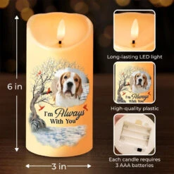 Custom Photo A Companion Is Gone, But The Memory Lives On - Memorial Personalized Custom LED Candle - Christmas Gift, Sympathy Gift For Pet Owners, Pet Lovers 7 Custom Photo A Companion Is Gone, But The Memory Lives On - Memorial Personalized Custom LED Candle - Christmas Gift, Sympathy Gift For Pet Owners, Pet Lovers -Pawfect House Store 67132965788f6