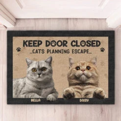 Custom Photo Home Is Where The Pet Stays - Dog & Cat Personalized Custom Home Decor Decorative Mat - Gift For Pet Owners, Pet Lovers