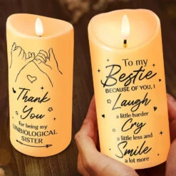 Forever Kind Of Friendship - Bestie Personalized Custom LED Candle - Christmas Gift For Best Friends, BFF, Sisters 6 Forever Kind Of Friendship - Bestie Personalized Custom LED Candle - Christmas Gift For Best Friends, BFF, Sisters -Pawfect House Store 6716f92e145ca
