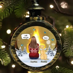 Furry Friends Fill Our Lives With Love - Memorial Personalized Custom Candlelight Lantern Ornament - Sympathy Gift, Christmas Gift For Pet Owners, Pet Lovers -Pawfect House Store 67172020b10f5