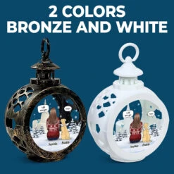 Furry Friends Fill Our Lives With Love - Memorial Personalized Custom Candlelight Lantern Ornament - Sympathy Gift, Christmas Gift For Pet Owners, Pet Lovers -Pawfect House Store 6717202d757c5