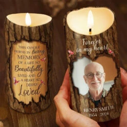 Custom Photo Your Life Was A Blessing To Us All - Memorial Personalized Custom LED Candle - Sympathy Gift, Christmas Gift For Family Members -Pawfect House Store 6717765e2f498