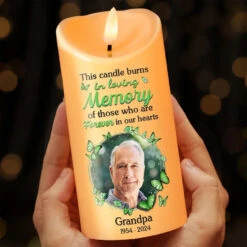 Custom Photo In Our Hearts, You Will Always Stay - Memorial Personalized Custom LED Candle - New Arrival, Sympathy Gift, Christmas Gift For Family Members 6 Custom Photo In Our Hearts, You Will Always Stay - Memorial Personalized Custom LED Candle - New Arrival, Sympathy Gift, Christmas Gift For Family Members -Pawfect House Store 6718673009ba0