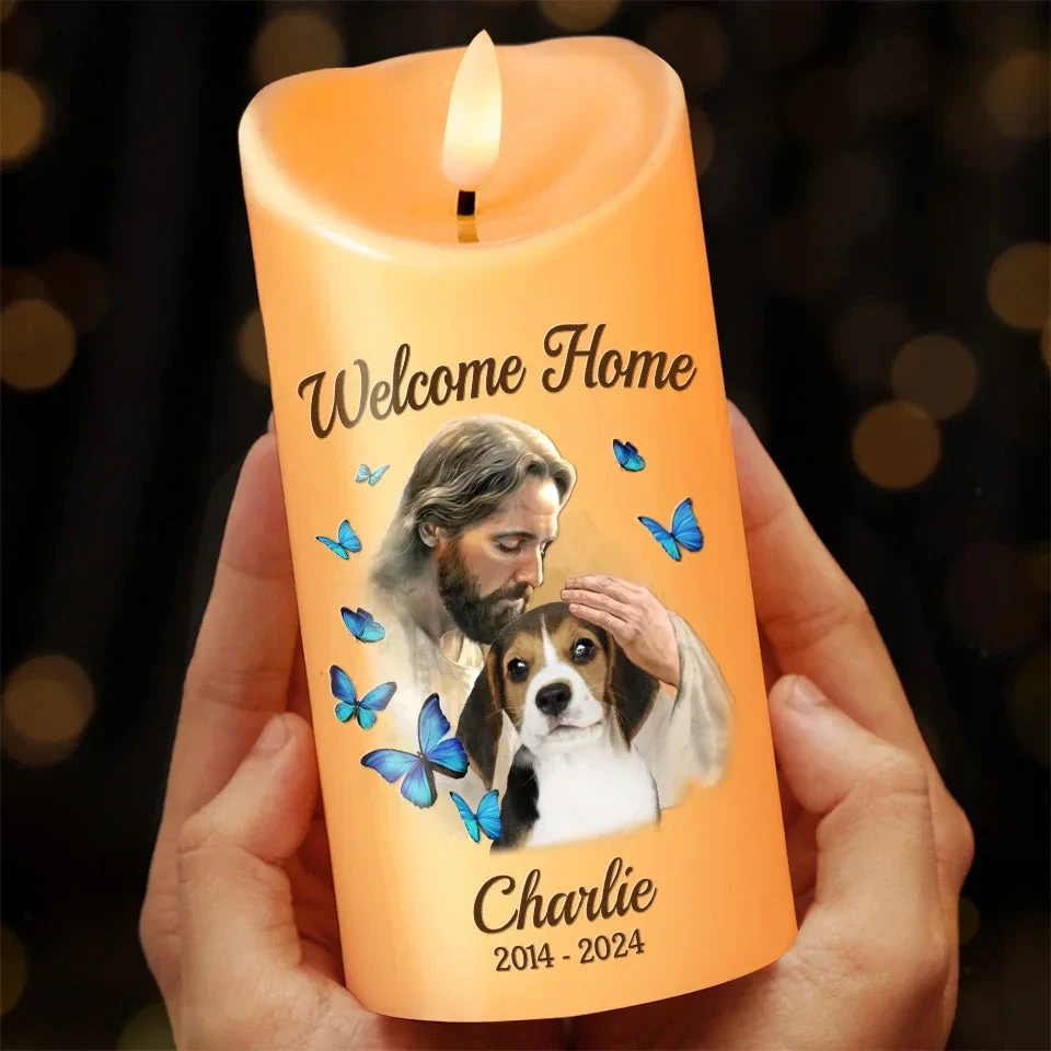 Custom Photo No Longer By My Side But Forever In My Heart - Memorial Personalized Custom LED Candle - Sympathy Gift, Christmas Gift, New Arrival Gift For Pet Owners, Pet Lovers 3 Custom Photo No Longer By My Side But Forever In My Heart - Memorial Personalized Custom LED Candle - Sympathy Gift, Christmas Gift, New Arrival Gift For Pet Owners, Pet Lovers - Image 3