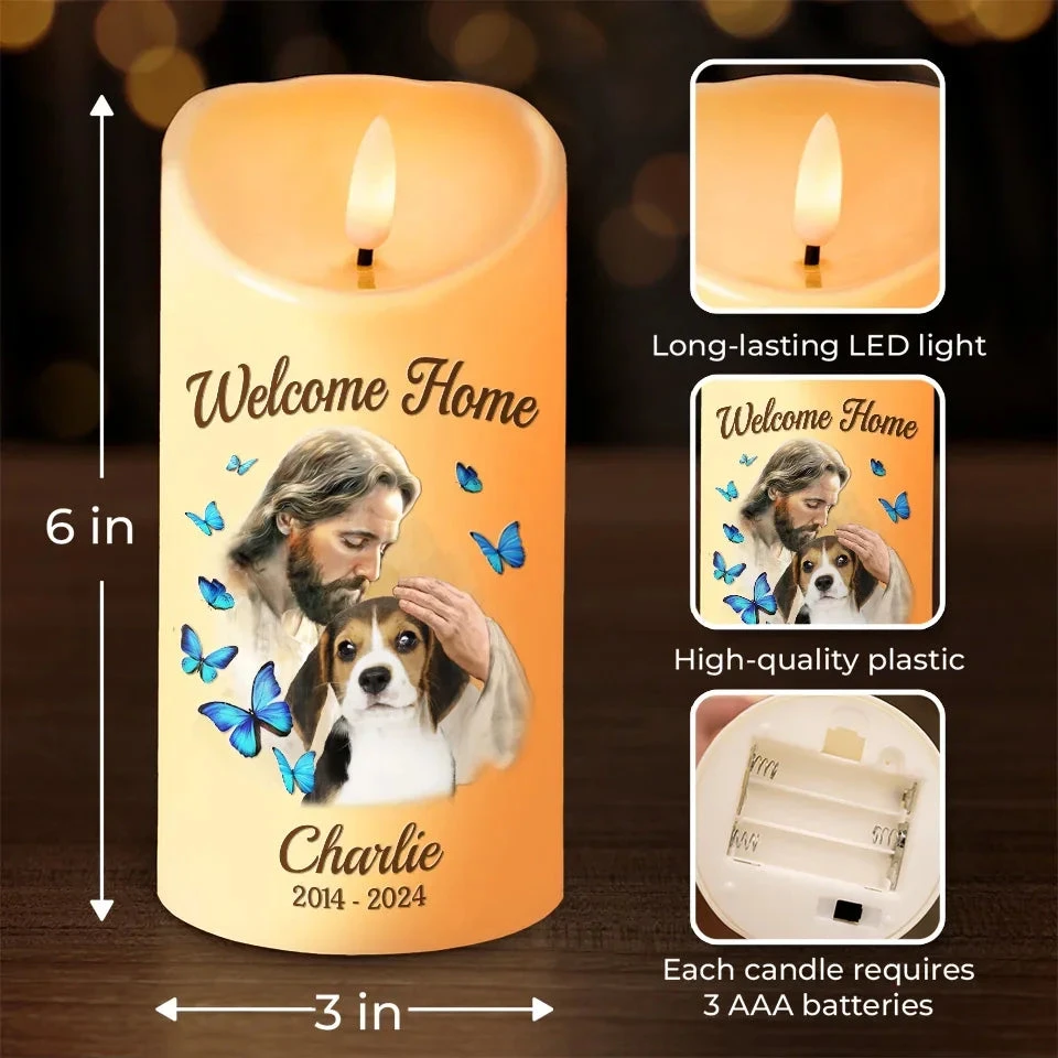 Custom Photo No Longer By My Side But Forever In My Heart - Memorial Personalized Custom LED Candle - Sympathy Gift, Christmas Gift, New Arrival Gift For Pet Owners, Pet Lovers 4 Custom Photo No Longer By My Side But Forever In My Heart - Memorial Personalized Custom LED Candle - Sympathy Gift, Christmas Gift, New Arrival Gift For Pet Owners, Pet Lovers - Image 4