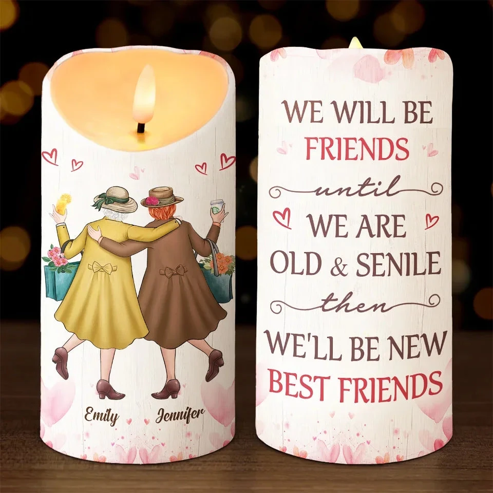 Besties Forever, No Matter What - Bestie Personalized Custom LED Candle - Christmas Gift For Best Friends, BFF, Sisters 1 Besties Forever, No Matter What - Bestie Personalized Custom LED Candle - Christmas Gift For Best Friends, BFF, Sisters