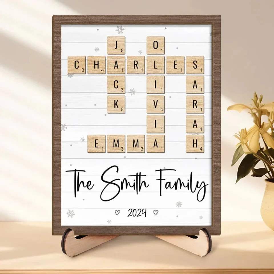 The Warmth Of Family Gatherings - Family Personalized Custom 2-Layered Wooden Plaque With Stand - Christmas Gift For Family Members 1 The Warmth Of Family Gatherings - Family Personalized Custom 2-Layered Wooden Plaque With Stand - Christmas Gift For Family Members