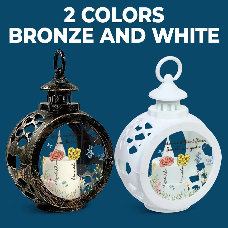 Sisters Are Different Flowers From The Same Garden - Bestie Personalized Custom Candlelight Lantern Ornament - Christmas Gift For Best Friends, BFF, Sisters 6 Sisters Are Different Flowers From The Same Garden - Bestie Personalized Custom Candlelight Lantern Ornament - Christmas Gift For Best Friends, BFF, Sisters - Image 6