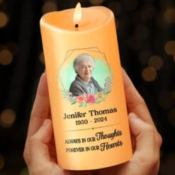 Custom Photo Not A Day Goes By That You Are Not Missed - Memorial Personalized Custom LED Candle - Sympathy Gift, Christmas Gift For Family Members 6 Custom Photo Not A Day Goes By That You Are Not Missed - Memorial Personalized Custom LED Candle - Sympathy Gift, Christmas Gift For Family Members -Pawfect House Store 671a0fa8d4714