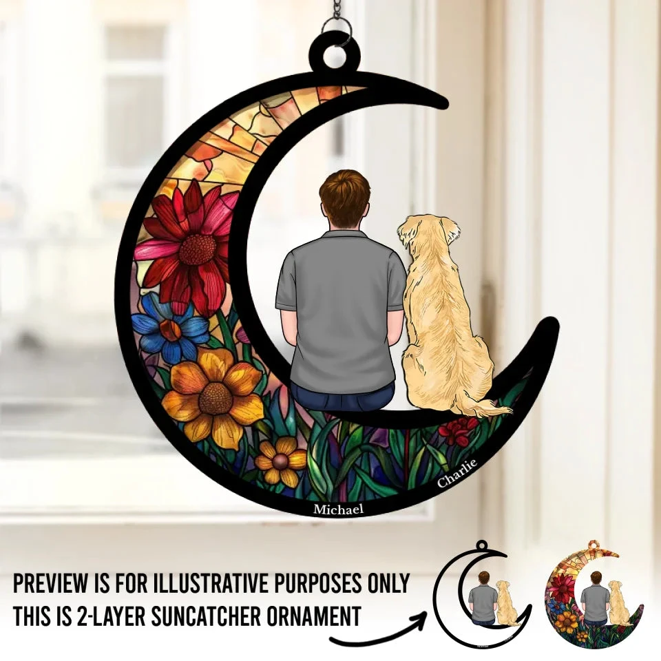 Eternal Nap In The Sun - Memorial Personalized Window Hanging Suncatcher - Sympathy Gift For Pet Owners, Pet Lovers 2 Eternal Nap In The Sun - Memorial Personalized Window Hanging Suncatcher - Sympathy Gift For Pet Owners, Pet Lovers - Image 2