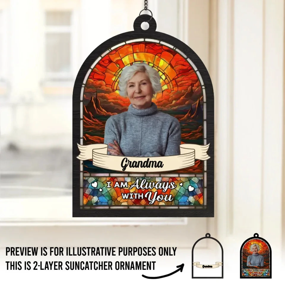 Custom Photo I Will Always Remember You - Memorial Personalized Window Hanging Suncatcher - Sympathy Gift For Family Members, Pet Owners, Pet Lovers 2 Custom Photo I Will Always Remember You - Memorial Personalized Window Hanging Suncatcher - Sympathy Gift For Family Members, Pet Owners, Pet Lovers - Image 2