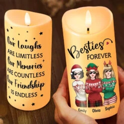Real Friends Make Every Moment Count - Bestie Personalized Custom LED Candle - Christmas Gift For Best Friends, BFF, Sisters 6 Real Friends Make Every Moment Count - Bestie Personalized Custom LED Candle - Christmas Gift For Best Friends, BFF, Sisters -Pawfect House Store 671ae258e0d61