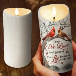 Those We Love Don't Go Away, They Fly Beside Us Every Day - Memorial Personalized Custom LED Candle - Christmas Gift, Sympathy Gift For Family Members 6 Those We Love Don't Go Away, They Fly Beside Us Every Day - Memorial Personalized Custom LED Candle - Christmas Gift, Sympathy Gift For Family Members -Pawfect House Store 671b09d550e2b