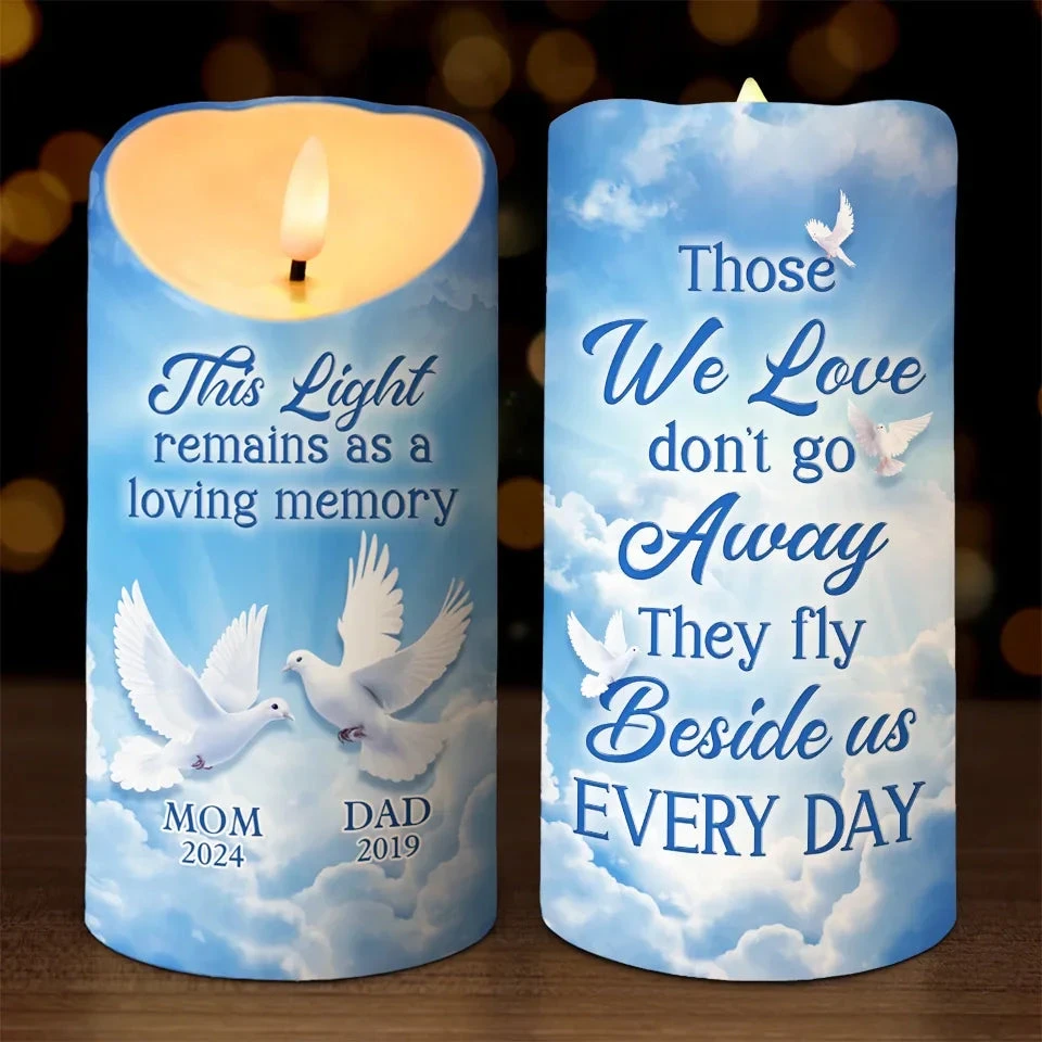 This Candle Burns Bright In Remembrance Of A Beautiful Soul - Memorial Personalized Custom LED Candle - Sympathy Gift, Christmas Gift For Family Members 1 This Candle Burns Bright In Remembrance Of A Beautiful Soul - Memorial Personalized Custom LED Candle - Sympathy Gift, Christmas Gift For Family Members