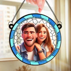 Custom Photo Love Is Our Greatest Adventure - Couple Personalized Window Hanging Suncatcher Ornament - Christmas Gift For Husband Wife, Anniversary 7 Custom Photo Love Is Our Greatest Adventure - Couple Personalized Window Hanging Suncatcher Ornament - Christmas Gift For Husband Wife, Anniversary -Pawfect House Store 671b26195eed1