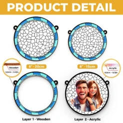 Custom Photo Love Is Our Greatest Adventure - Couple Personalized Window Hanging Suncatcher Ornament - Christmas Gift For Husband Wife, Anniversary 9 Custom Photo Love Is Our Greatest Adventure - Couple Personalized Window Hanging Suncatcher Ornament - Christmas Gift For Husband Wife, Anniversary -Pawfect House Store 671b2621ecdb7