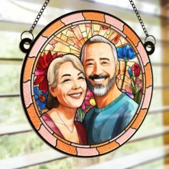 Custom Photo Fall For You More Every Day - Couple Personalized Window Hanging Suncatcher Ornament - Gift For Husband Wife, Anniversary 8 Custom Photo Fall For You More Every Day - Couple Personalized Window Hanging Suncatcher Ornament - Gift For Husband Wife, Anniversary -Pawfect House Store 671b3d8c102f8