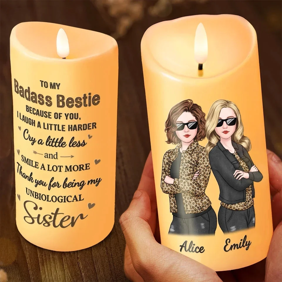 You Makes Our Friendship So Special - Bestie Personalized Custom LED Candle - Christmas Gift For Best Friends, BFF, Sisters 3 You Makes Our Friendship So Special - Bestie Personalized Custom LED Candle - Christmas Gift For Best Friends, BFF, Sisters - Image 3