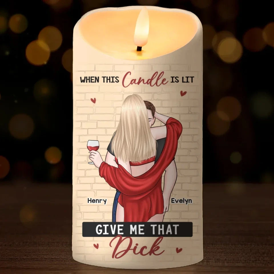 Our Love Is Like A Candle Flame - Couple Personalized Custom LED Candle - Christmas Gift For Husband Wife, Anniversary 2 Our Love Is Like A Candle Flame - Couple Personalized Custom LED Candle - Christmas Gift For Husband Wife, Anniversary - Image 2