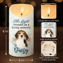 Custom Photo A Pet Is Never Truly Forgotten Until It Is No Longer Remembered - Memorial Personalized Custom LED Candle - Sympathy Gift, Christmas Gift For Pet Owners, Pet Lovers 7 Custom Photo A Pet Is Never Truly Forgotten Until It Is No Longer Remembered - Memorial Personalized Custom LED Candle - Sympathy Gift, Christmas Gift For Pet Owners, Pet Lovers -Pawfect House Store 671b5e876fba4